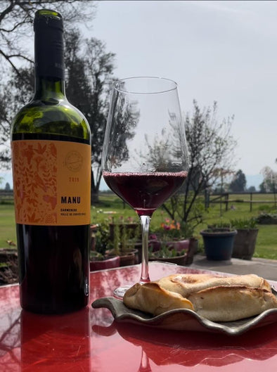 Empanada de pino vino tinto